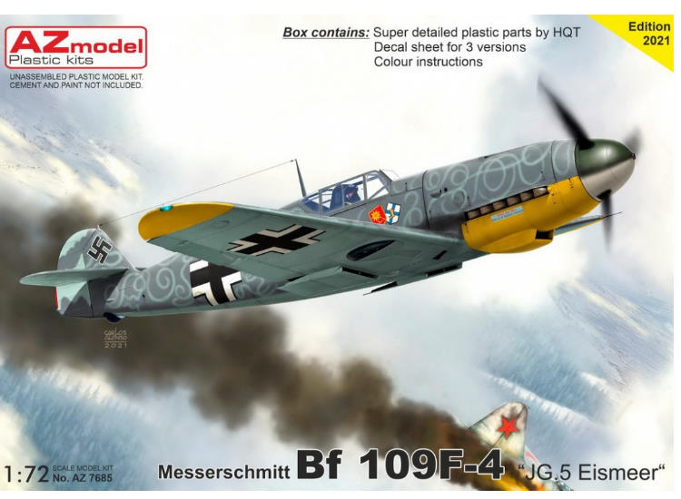 1/72 AZ Models - Messerschmitt Bf-109F-4 JG 5 Eismeer