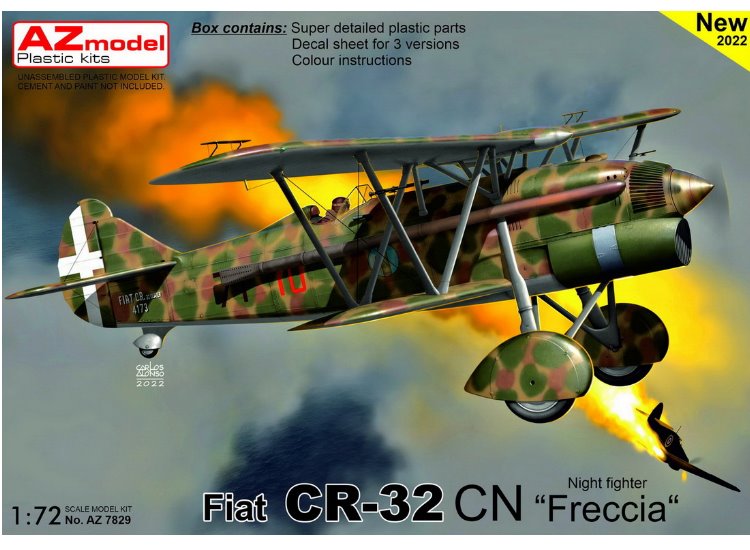 1/72 AZ Models - Fiat CR.32CN Freccia Night Fighter