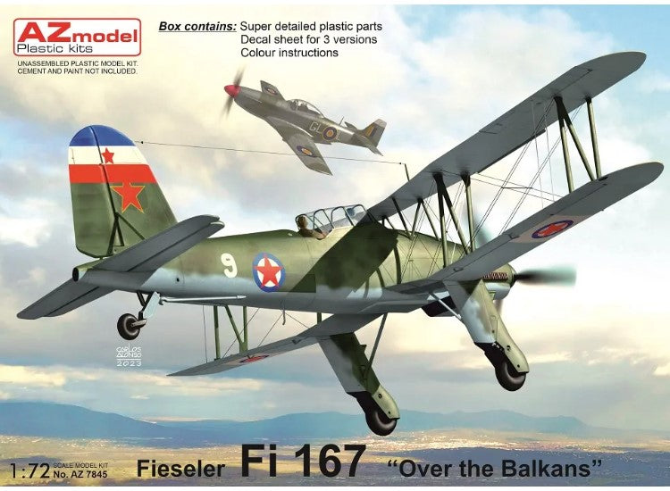 AZ Models AZM7845 1/72 - Fieseler Fi-167 'Over the Balkans'
