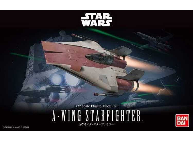 1/72 A-WING STARFIGHTER - Model Kit Bandai - Star Wars 1/72 A-WING STARFIGHTER - Model Kit Bandai - Star Wars