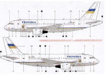 1/144 BOA Decals - A319 Ukraine Air Enterprise D-AVXN/UR-ABA