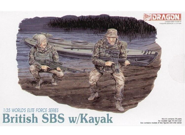 1/35 Dragon - British SBS Special Boat Service with Kayak