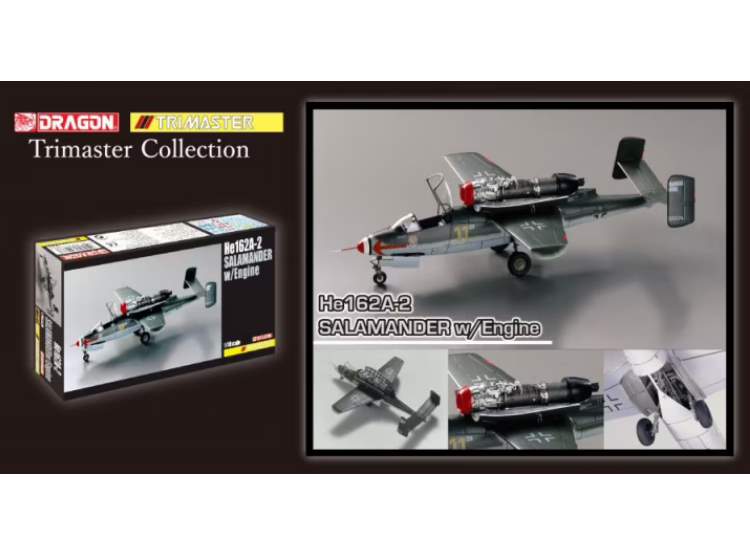 1/48 Dragon - He162A-2 Salamander w/Engine