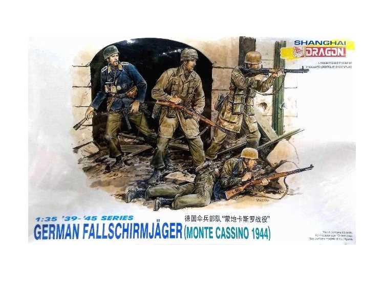 1/35 Dragon - German Fallschirmjager Monte Cassino 1944