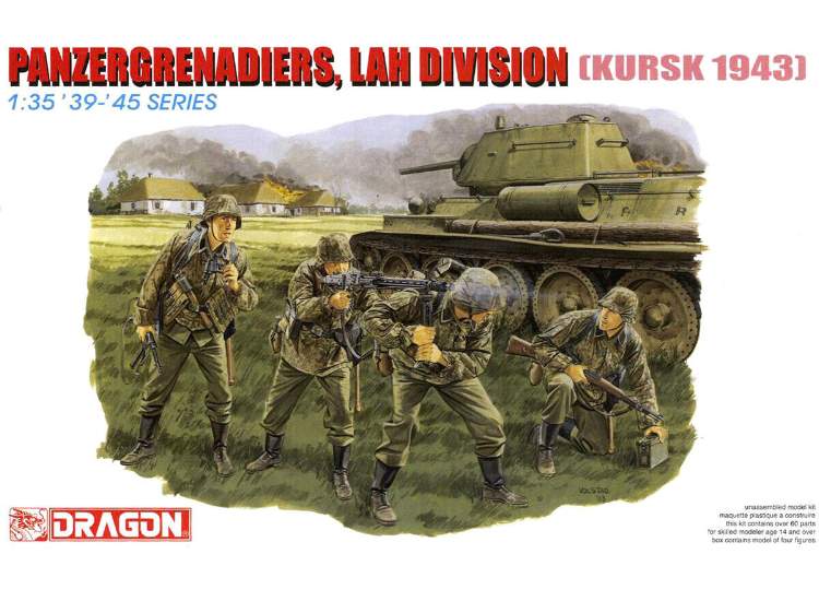 1/35 Dragon - WWII Panzer Grenadiers LAH Division Kursk 1943