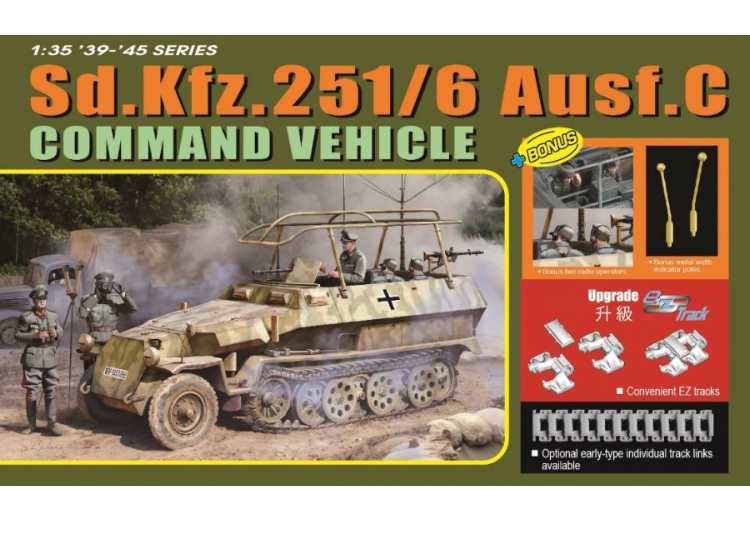 1/35 Dragon - Sd.Kfz. 251/6 Ausf. C Command Vehicle