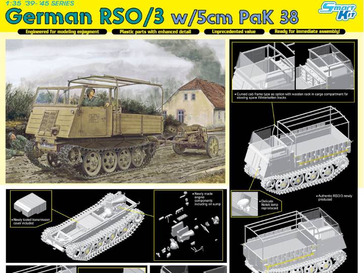 1/35 Dragon - RSO 03W 5CM w/Pak38