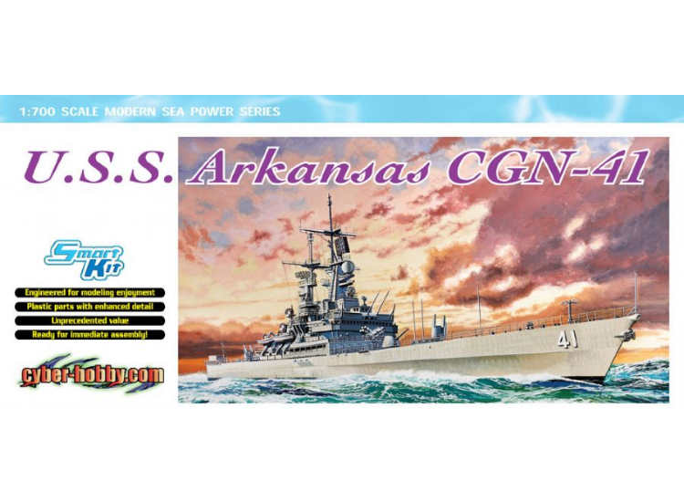 1/700 Dragon - U.S.S. Arkansas CGN-41