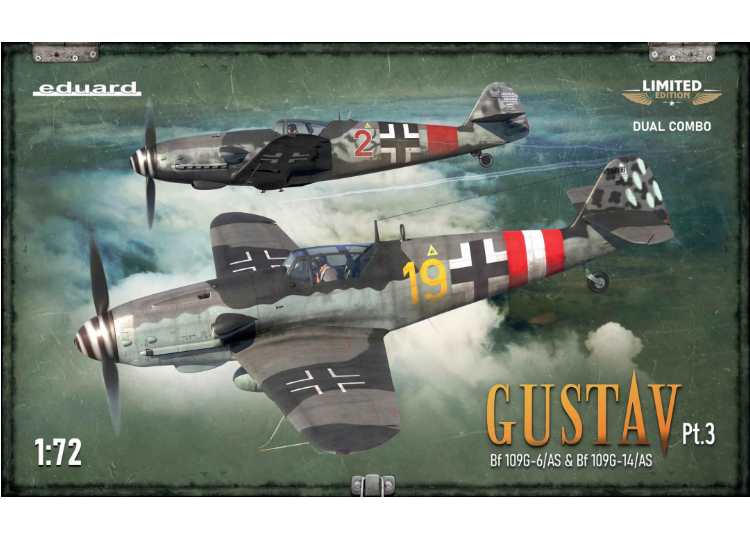 1/72 Eduard - Gustav Pt. 3 Bf 109 G-6/AS & G-14/AS - Dual Combo