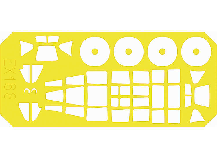 1/48 Eduard - Aichi M6A1 Seiran (for Tamiya kits) Paint Masks