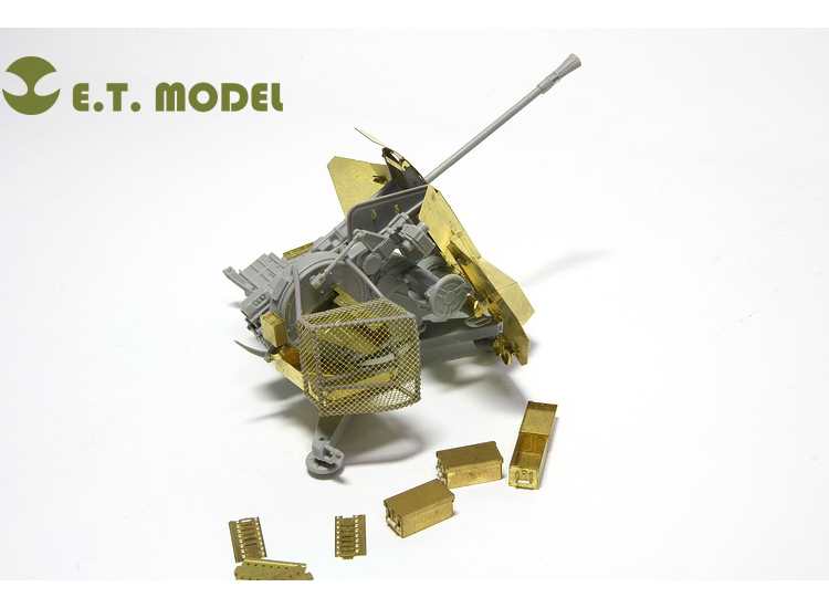 ET Model ETME35-026 1/35 - WWII German 3.7cm Flak 43 Anti-Aircraft Gun Photo Etch (For Trumpeter)