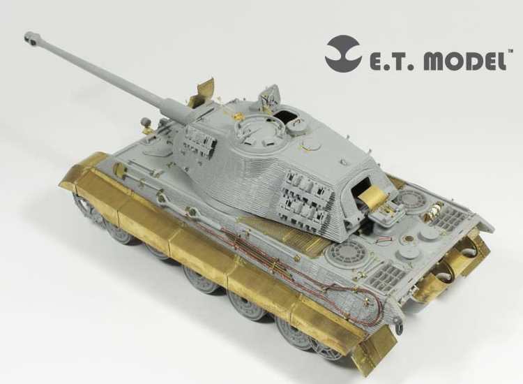 ET Model ETME35-033 1/35 - WWII German King Tiger (Porsche Turret) Photo Etch (for Dragon kit)
