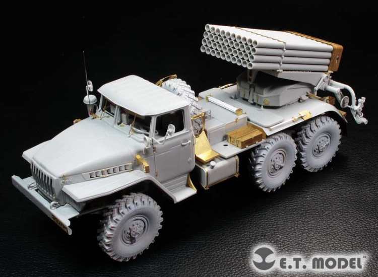 ET Model ETME35-191 1/35 - Russian BM-21 Grad Multiple Rocket Launcher Phot Etch (for Trumptere kit)