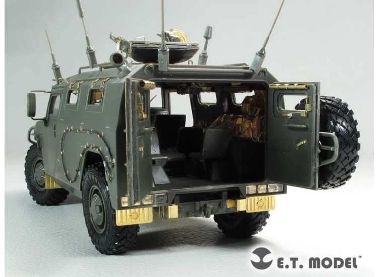 ET Model ETME35-195 1/35 - Russian GAZ-233014 STS TIGER Interior Photo Etch (for Meng)