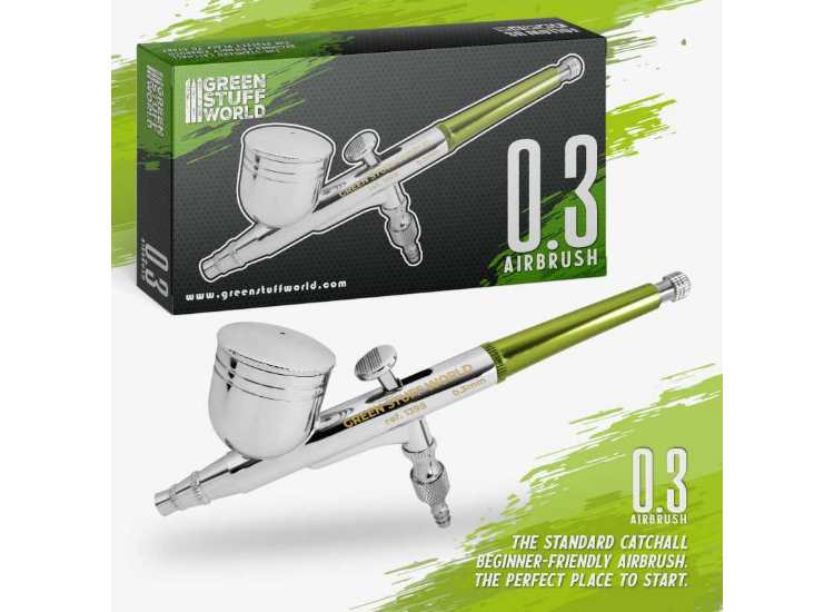 Green Stuff World GSW1395 - - Dual Action Airbrush 0.3