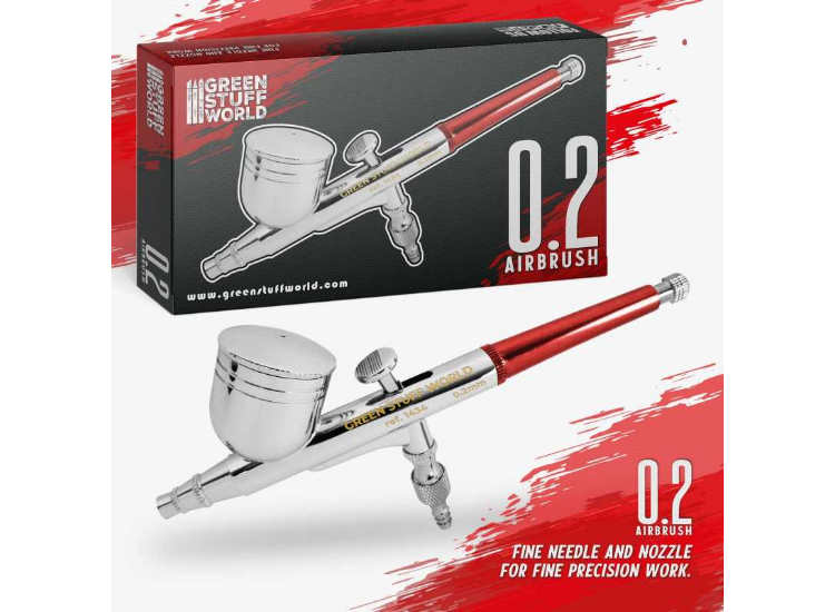 Green Stuff World GSW1434 - - Dual Action Airbrush 0.2