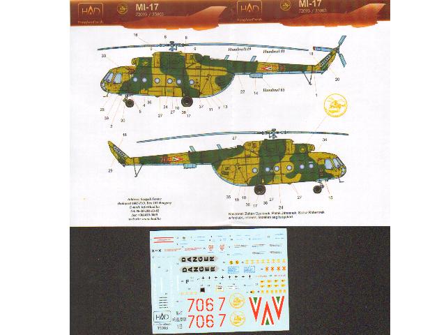 1/35 HAD Decals - MI-17