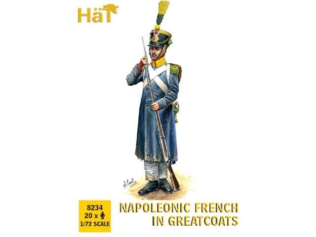 1/72 Hat - French with Greatcoats Marching