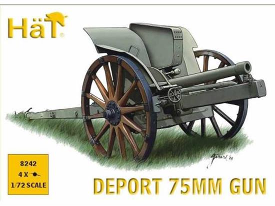 1/72 Hat - WWI / WWII Italian Deport 75mm Gun
