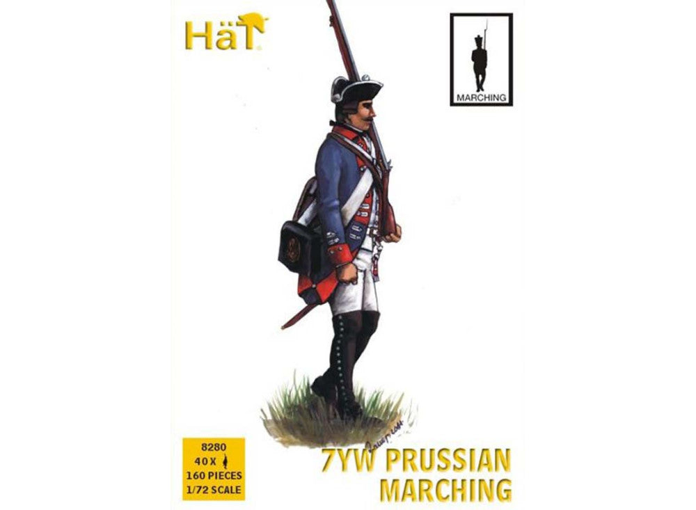 1/72 Hat - 7YW Prussians Marching - Seven Years War