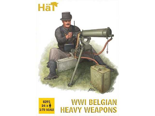 1/72 Hat - WWI Belgian Heavy Weapons