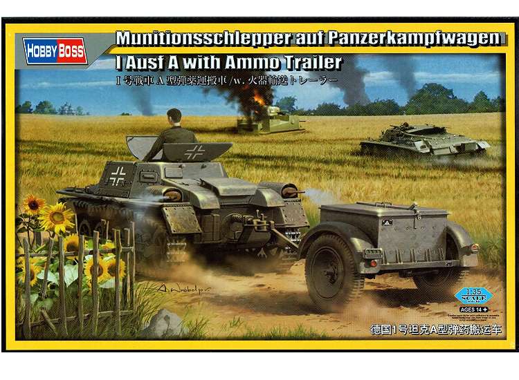 1/35 Hobbyboss - Munitionschlepper auf PzKampfwagen I Ausf.A