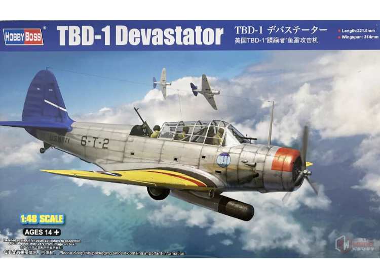 1/48 Hobbyboss - TBD-1 Devastator