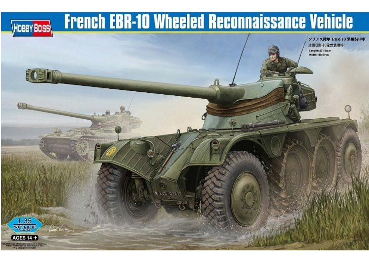 1/35 Hobbyboss - French EBR-10 Wheeled Reconnaissance Vehicle