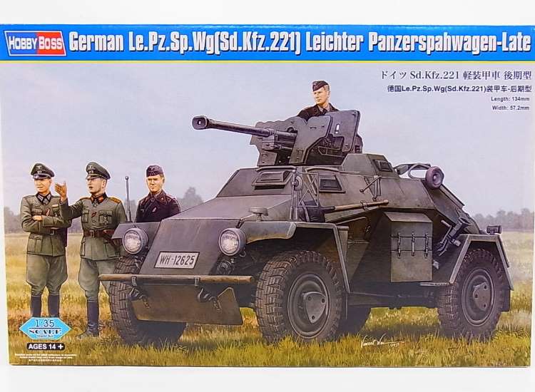 1/35 Hobbyboss - German Le.Pz.Sp.Wg. (Sd.Kfz. 221) - Late