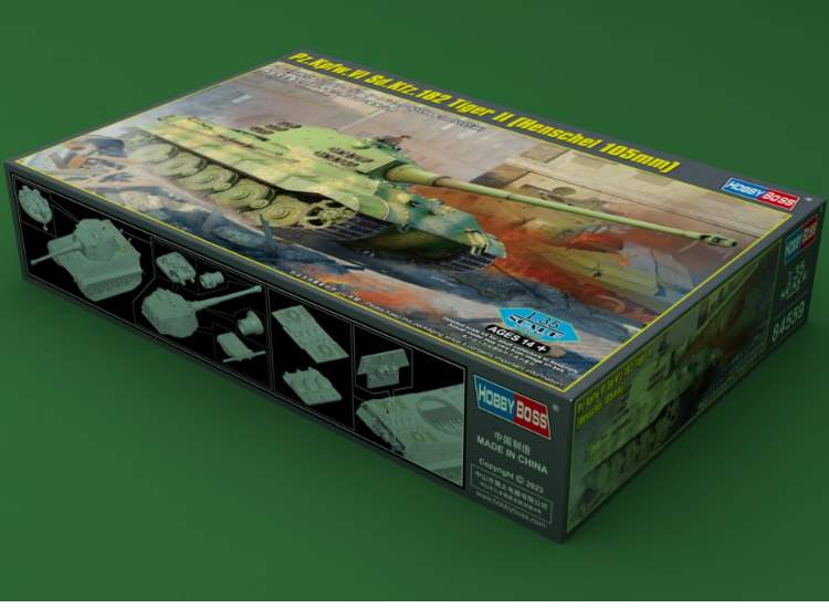 Hobbyboss HBB84559 1/35 - Pz.Kpfw.VI Sd.Kfz.182 Tiger II (Henschel 105mm)