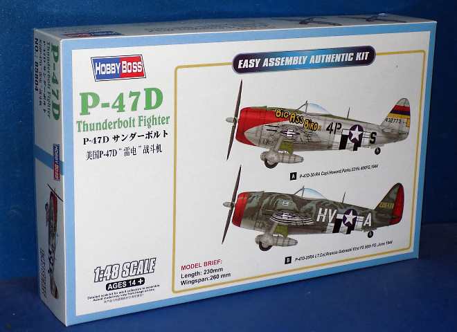 1/48 Hobbyboss - Republic P-47D Thunderbolt Fighter