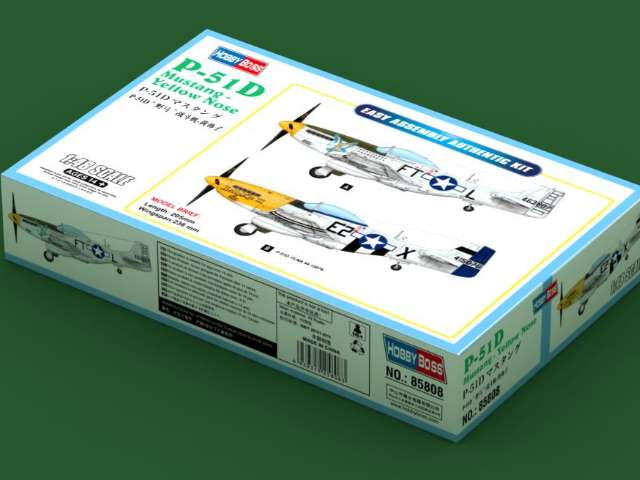 1/48 Hobbyboss - P-51D Mustang - Yellow Nose