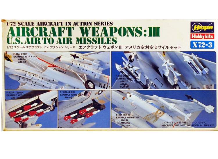 1/72 Hasegawa - US Aircraft Weapons 3