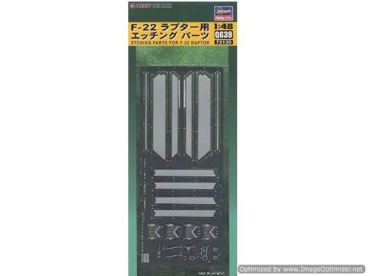 1/48 Hasegawa - F-22 Raptor Photo-Etched Parts
