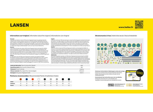 1/72 Heller - Saab 32 Lansen - DAMAGED BOX