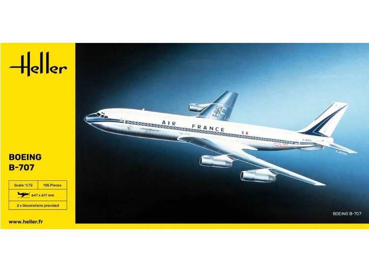 1/72 Heller - Boeing 707 Air France / BOAC