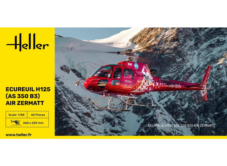 1/48 Heller - AS350 B3 Ecureuil H125 Air Zermatt