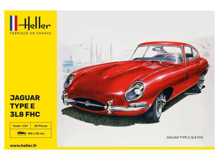 1/24 Heller - Jaguar Type E 3L8 FHC