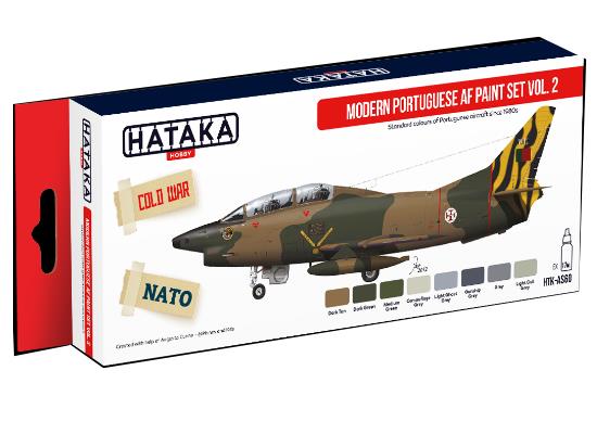 8 x 17ml Hataka - Acrylic Paint Set - Modern Portuguese AF vol. 2