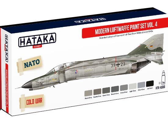 8 x 17ml Hataka - Acrylic Paint Set - Modern Luftwaffe Vol. 4