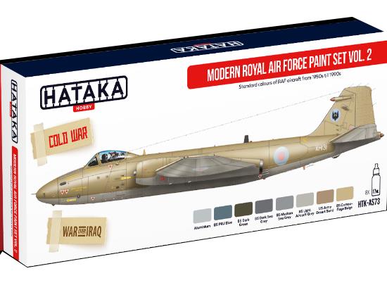 8 x 17ml Hataka - Acrylic Paint Set - Modern Royal Air Force Vol. 2