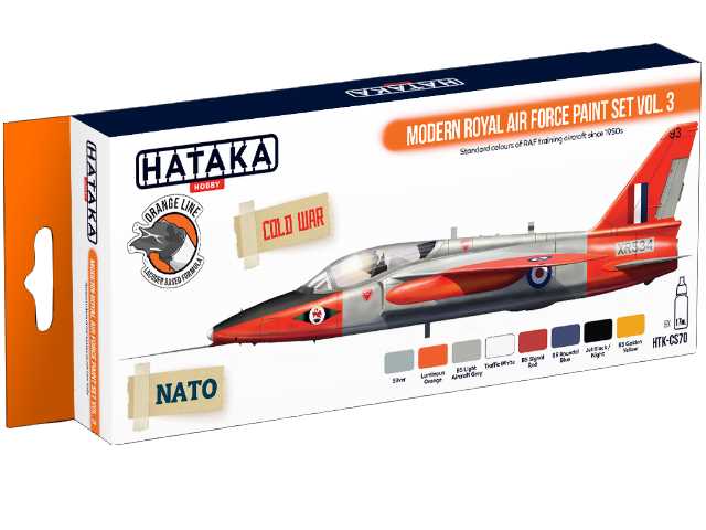 8 x 17ml Hataka - Lacquer Paint Set - Modern Royal Air Force vol. 3