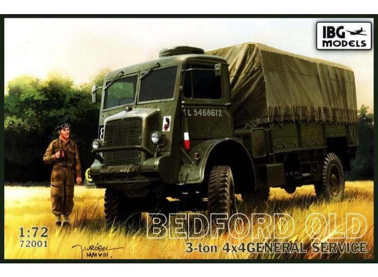 1/72 IBG - Bedford QLD 3 ton 4x4 General Service