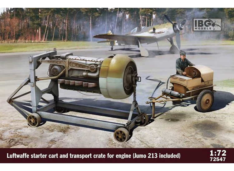 1/72 IBG - Luftwaffe Starter car & Transport Crate for engine