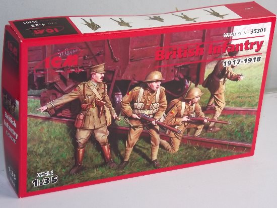1/35 ICM - 1917-18 WWI British Infantry