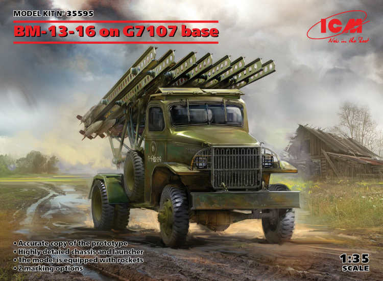 1/35 ICM - BM-13-16 on G7107 base