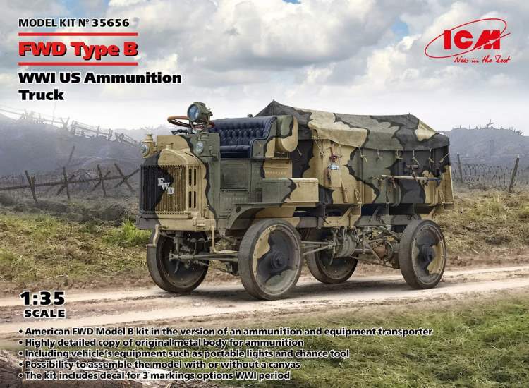 1/35 ICM - FWD Type B WWI US Ammunition Truck