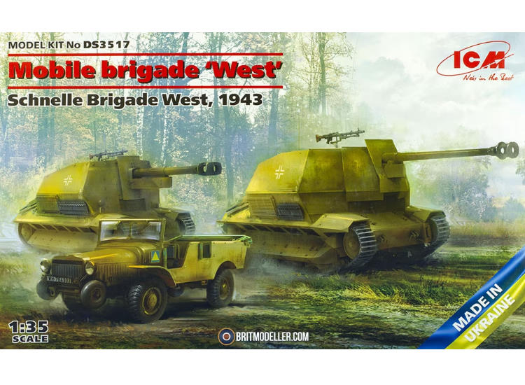 1/35 ICM - Mobile Brigade 'West' (Schnelle Brigade West), 1943