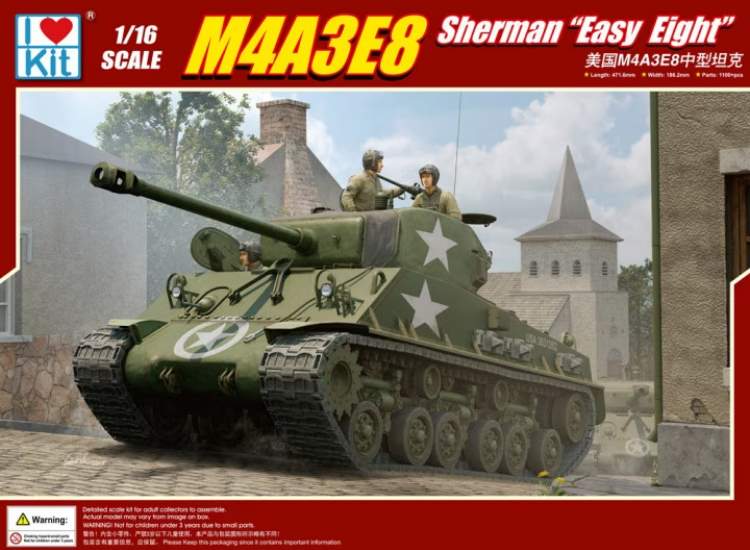 1/16 I Love Kits - M4A3E8 Sherman 'Easy Eight' w/T66 Tracks