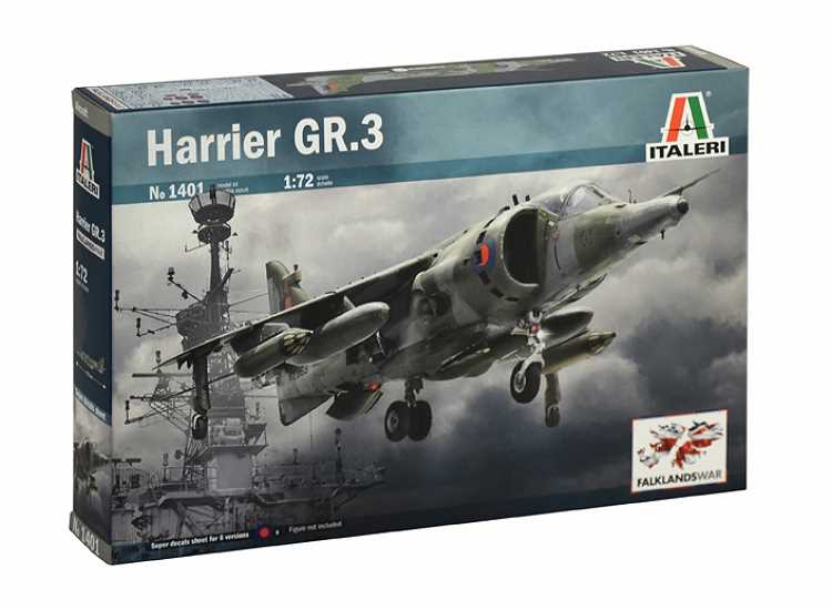 1/72 Italeri - Harrier GR.3 - Falklands War - DAMAGED BOX